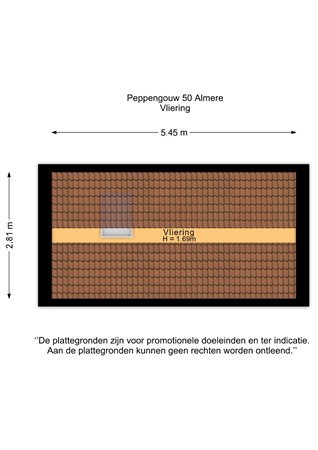 Floorplan - Peppengouw 50, 1351 ND Almere